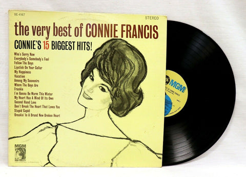 VINTAGE The Best Of Connie Francis LP Vinyl Record Album SE-4167