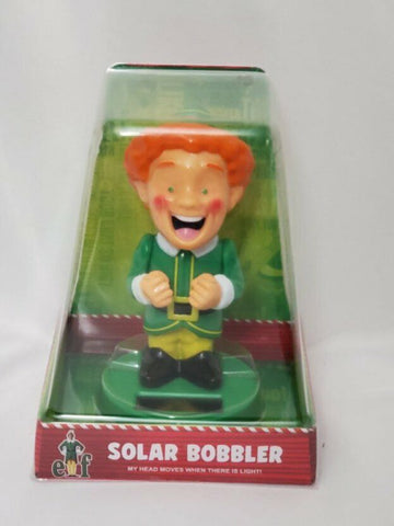 NEW SEALED OFFICIAL Buddy the Elf Solar Bobble Head Figure