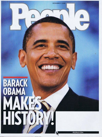 ORIGINAL Vintage Nov 11 2008 People Magazine Barack Obama Elected