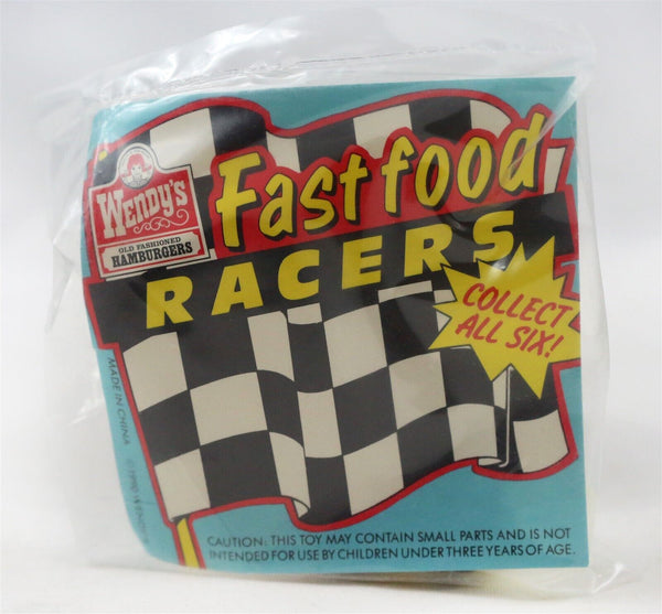 VINTAGE SEALED 1990 Wendy's Restaurant French Fries Fast Food Racers 