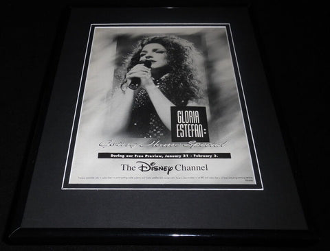 Gloria Estefan Going Home 1992 Framed 11x14 ORIGINAL Advertisement Disney