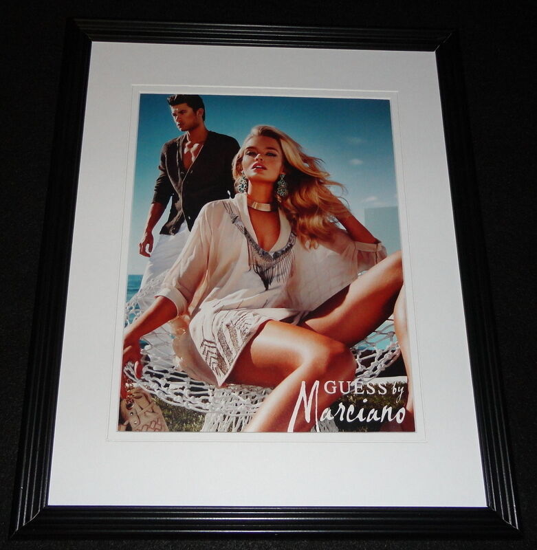 2012 Guess by Marciano Framed 11x14 ORIGINAL Advertisement