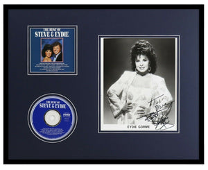 Eydie Gorme Signed Framed 16x20 Steve & Eydie CD & Photo Display