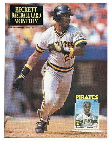 Beckett Baseball Card Magazine #68 VINTAGE 1990 Barry Bonds Pirates