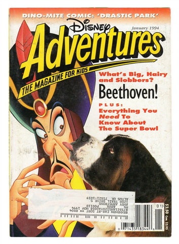 ORIGINAL Vintage Jan 1994 Disney Adventures Magazine Beethoven the Dog