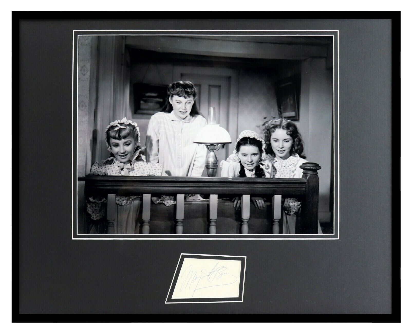 Margaret O'Brien Signed Framed 16x20 Photo Display Little Women