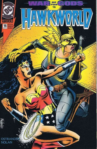 Hawkworld #16 ORIGINAL Vintage 1991 DC Comics Wonder Woman