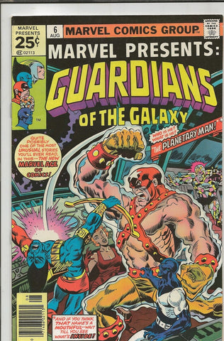 Marvel Presents #6 Guardians of the Galaxy ORIGINAL Vintage 1976 Marvel Comics 