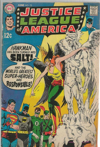 Justice League of America #72 ORIGINAL Vintage 1969 DC Comics 