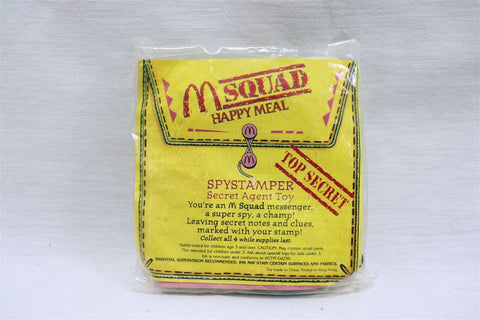 ORIGINAL Vintage 1992 McDonald's M Squad Spystamper Happy Meal Toy