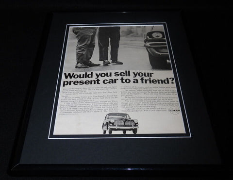 1966 Volvo 11x14 Framed ORIGINAL Vintage Advertisement