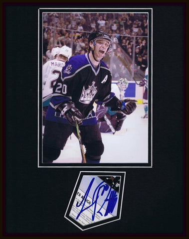 Luc Robitaille Signed Framed 11x14 Photo Display LA Kings