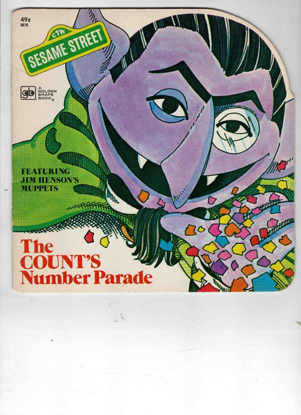 VINTAGE 1978 Golden Books Sesame Street Count's Number Parade