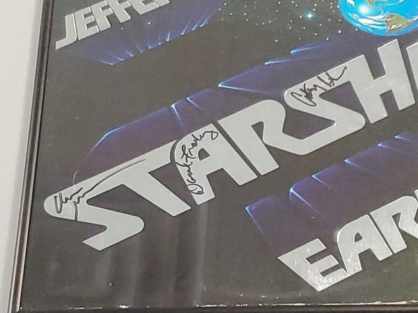 Jefferson Starship Signed Framed Earth Record Album In Person Palace Theater