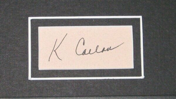 K Callan Star Trek Signed Framed 11x14 Photo Display