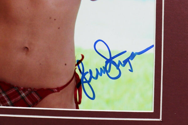 Jenn Sterger Signed Framed 16x20 Photo Set AW Florida State FSU Cowgirl D