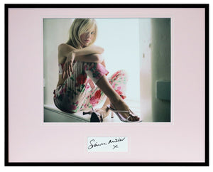 Sienna Miller Signed Framed 16x20 Photo Set