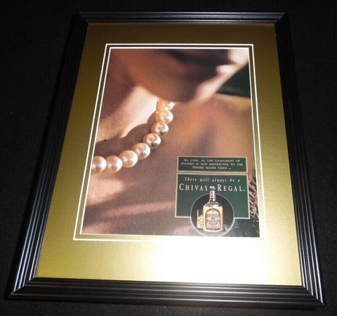 1992 Chivas Regal Scotch 11x14 Framed ORIGINAL Vintage Advertisement 