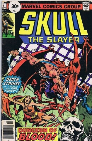 Skull the Slayer #7 ORIGINAL Vintage 1976 Marvel Comics 