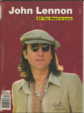 ORIGINAL Vintage 1980 John Lennon All You Need is Love Magazine