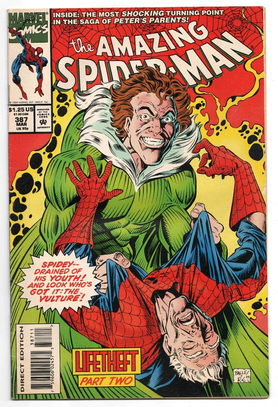 Amazing Spider-Man #387 VINTAGE 1994 Marvel Comics