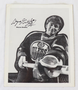 SEALED Wayne Gretzky Facsimile Signed 8x10 Photo Marvin Hecht Official Oilers