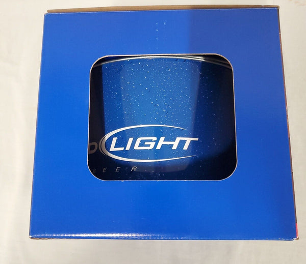 NEW SEALED Bud Light Beer 20 Piece Gift Pack 4 Glasses 15 Coasters 1 Bucket