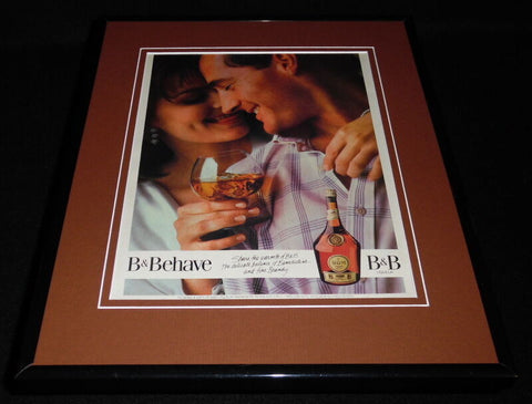 1986 B&B Liqueur 11x14 Framed ORIGINAL Advertisement 