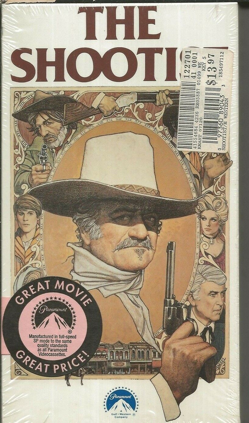 The Shootist VINTAGE VHS Cassette John Wayne 