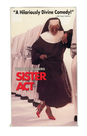 Sister Act VINTAGE VHS Cassette Whoopi Goldberg Harvey Keitel Maggie Smith