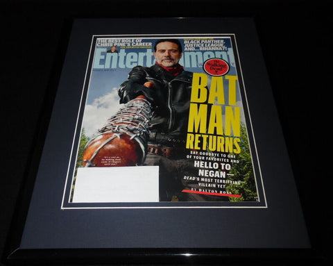 Walking Dead Negan Framed 11x14 ORIGINAL 2016 Entertainment Weekly Cover 