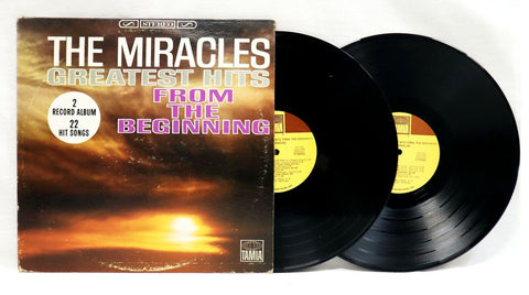 VINTAGE The Miracles Greatest Hits From the Beginning 2x LP Vinyl Record Album  