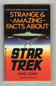 VINTAGE 1986 Strange Amazing Facts About Star Trek Paperback Book Daniel Cohen