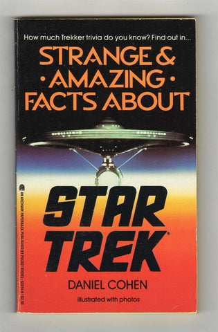 VINTAGE 1986 Strange Amazing Facts About Star Trek Paperback Book Daniel Cohen