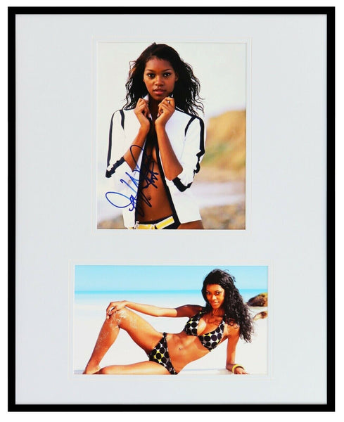 Jessica White Signed Framed 16x20 Bikini Photo Display 