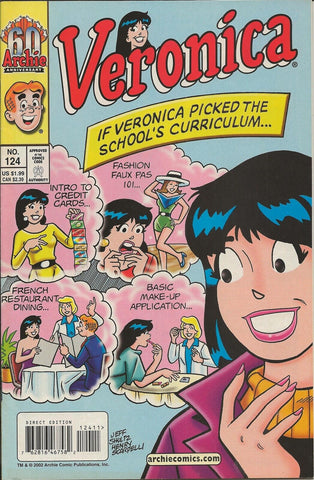 Veronica #124 ORIGINAL Vintage 2002 Archie Comics GGA 