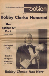 Bobby Clarke December 1973 Action Magazine Flyers