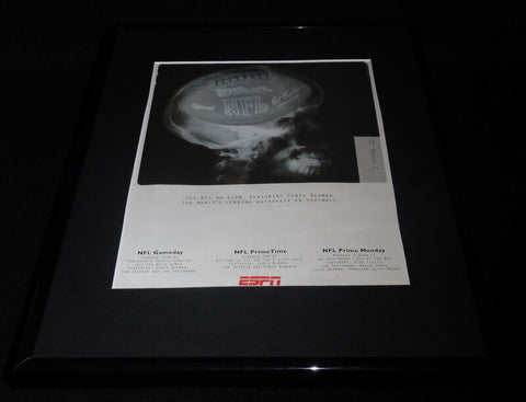 1993 NFL on ESPN 11x14 Framed ORIGINAL Vintage Advertisement