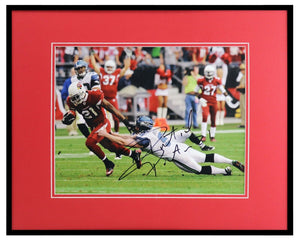 Patrick Peterson Signed Framed 16x20 Photo Display Cardinals