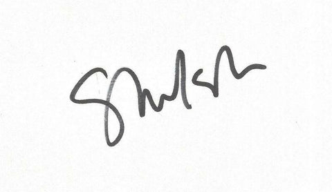 Steve Walsh Signed 3x5 Index Card Miami Hurricanes