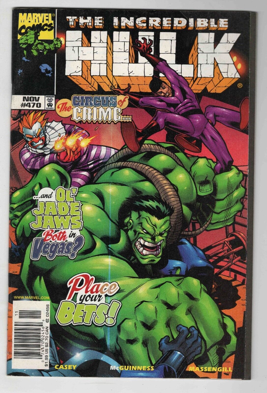 Incredible Hulk #470 VINTAGE 1998 Marvel Comics