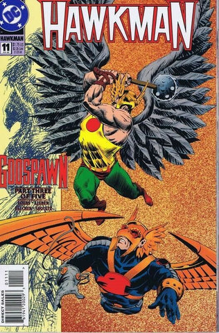 Hawkman #11 ORIGINAL Vintage 1994 DC Comics 