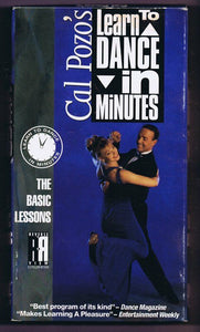 Learn to Dance in Minutes: The Basic Lessons VINTAGE VHS Cassette 