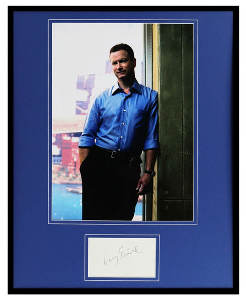 Gary Sinise Signed Framed 16x20 CSI Photo Display