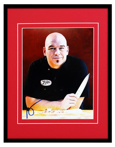 Chef Michael Symon Signed Framed 11x14 Photo Display AW Food Network