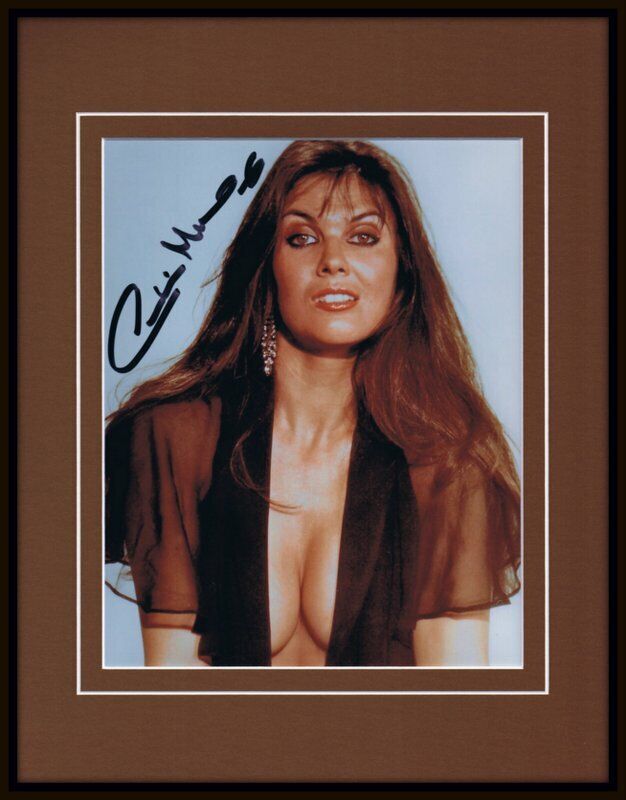 Caroline Munro Signed Framed 11x14 Photo Display B'BC James Bond Girl