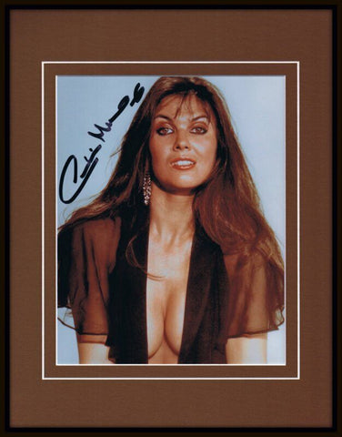 Caroline Munro Signed Framed 11x14 Photo Display B'BC James Bond Girl