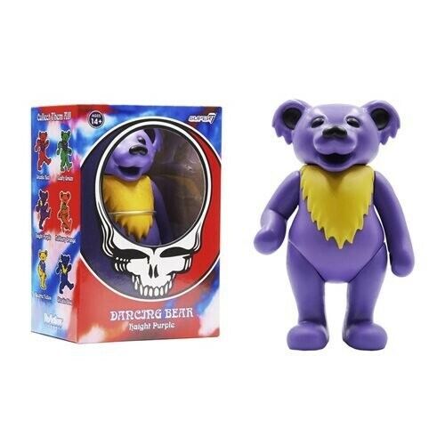 NEW SEALED 2022 Super7 Grateful Dead Dancing Bear Figure Complete Set of 6