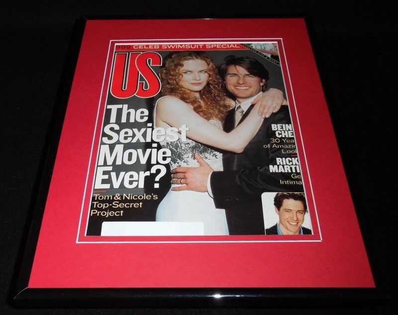 Tom Cruise Nicole Kidman Framed 11x14 ORIGINAL 1999 US Magazine Cover 