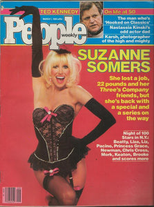 People Weekly Magazine March 1 1982 Suzanne Somers stockings lingerie